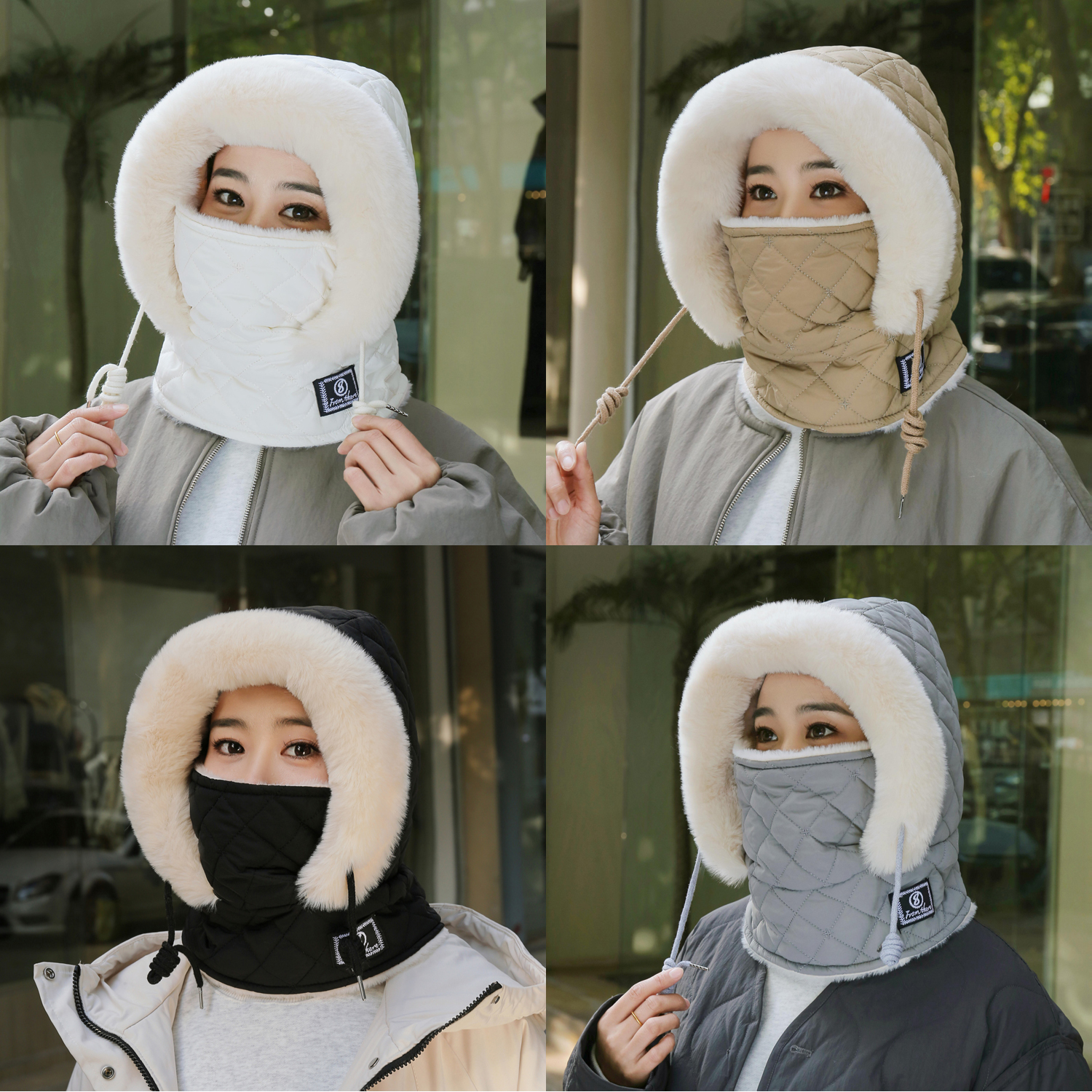 2025新款毛绒雷锋帽男女冬季户外