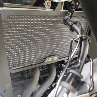 R25改装 YZF 适用雅马哈 水箱网保护网散热器防护罩不锈钢配件