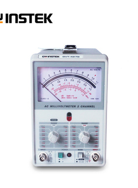 固纬 指针式交流毫伏表GVT-417B/GVT-427B 电压表测试仪 频率1MHZ