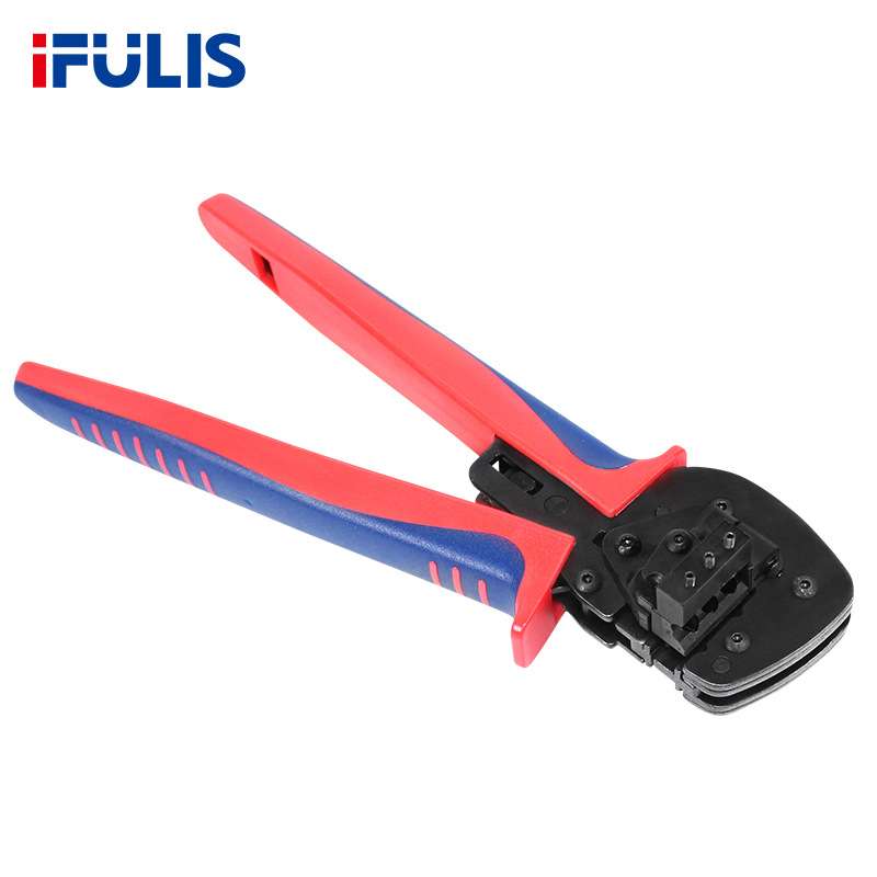 HS-2546B光伏压线钳太阳能工具MC4插头连接器冷压端子压接钳子MC3