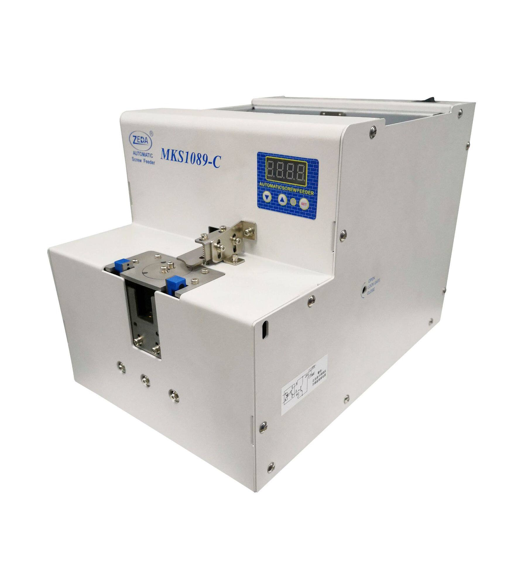 MKS1089-C计数螺丝机 深圳泽达 大容量数字显示 转盘式排列上料机