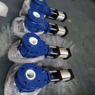 Z644TC气动陶瓷双闸板阀 电动 矿浆 放料 手动 欣弘阀门