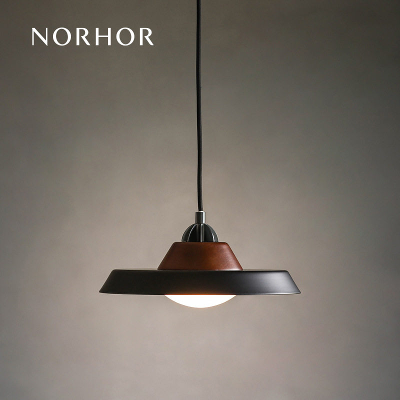 北欧复古工业风网红镀铁艺吊灯设计师中古风餐桌吧台客厅小吊灯