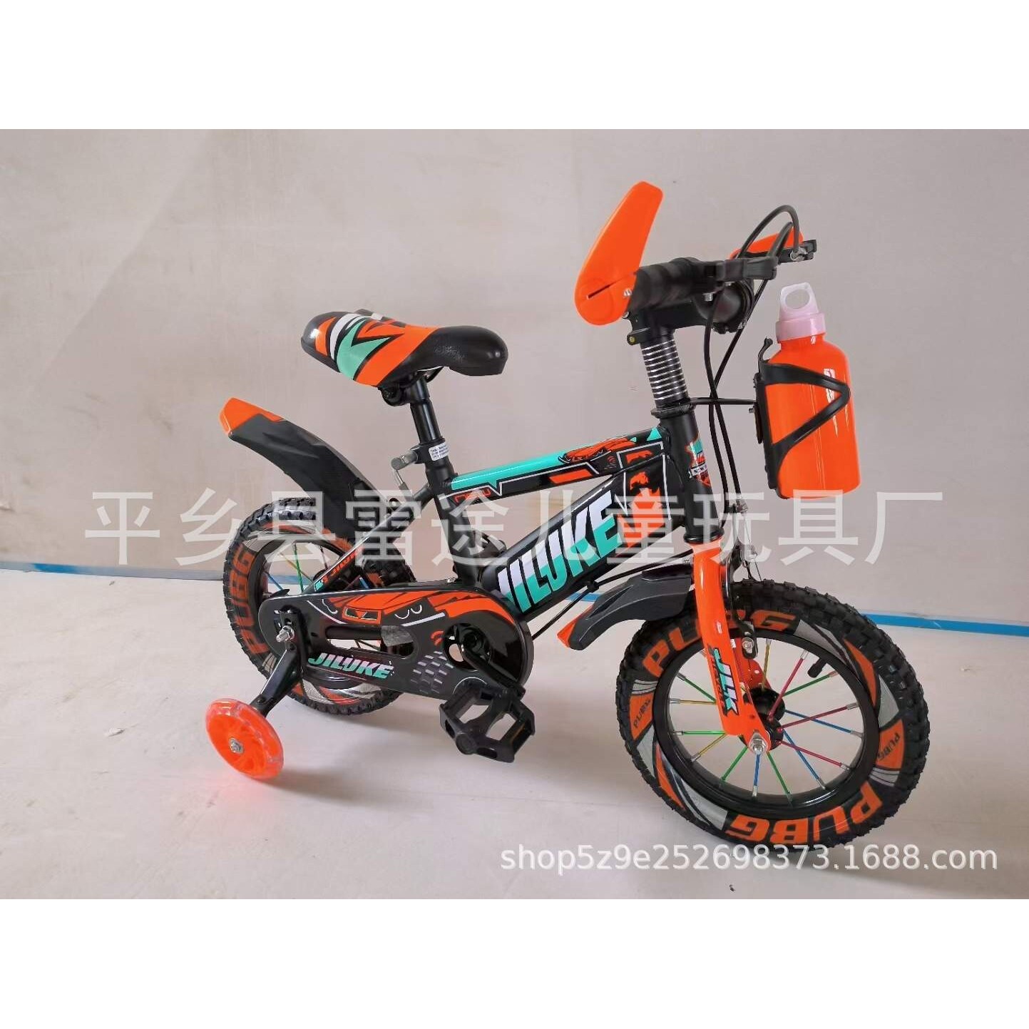 儿童自行车12寸16寸男女小孩3岁6岁8周脚踏单车带辅助轮骑行童车