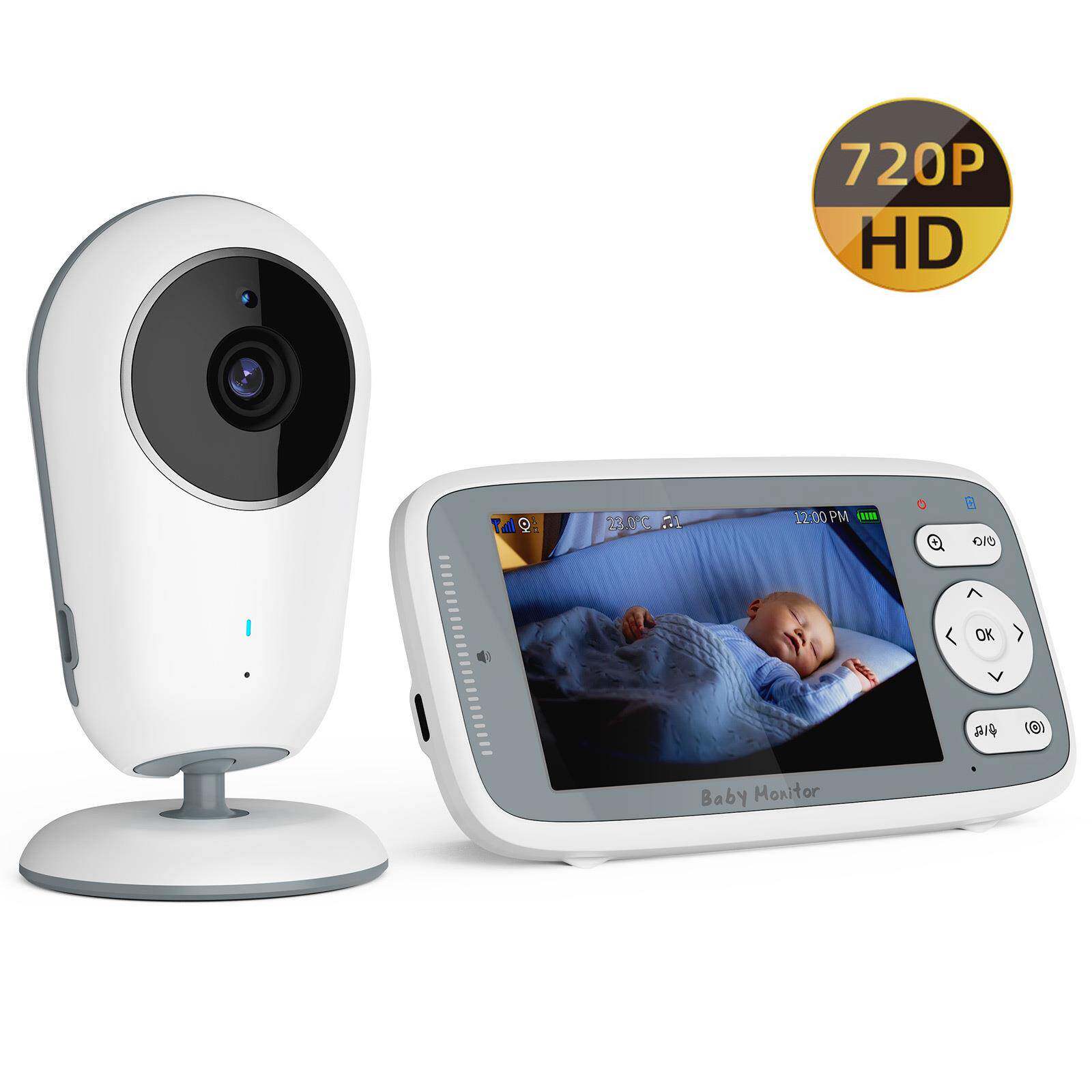 婴儿监护无线监护仪双向对讲宝宝看护器babymonitoring外贸