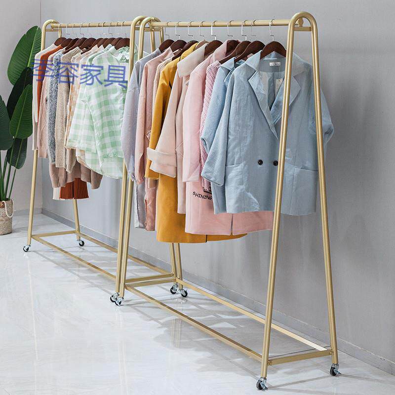 LYM服装店展示架落地式女装货架挂衣架陈列组合店面侧挂专用架子