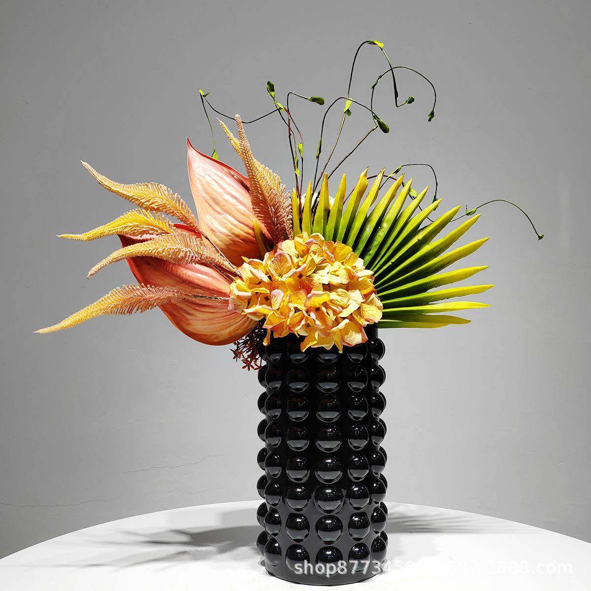 现代简约仿真花艺套装售楼处洽谈桌样板间电视柜茶几展厅软装摆件,家装灯饰光源,其它灯具灯饰,淘宝优惠券,粉丝福利购,淘宝优惠卷