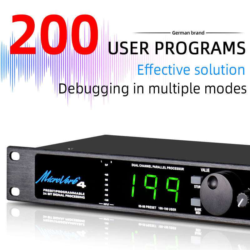MIC4效果器吉他电音舞台MicroVerb4专业舞台DSP199效果