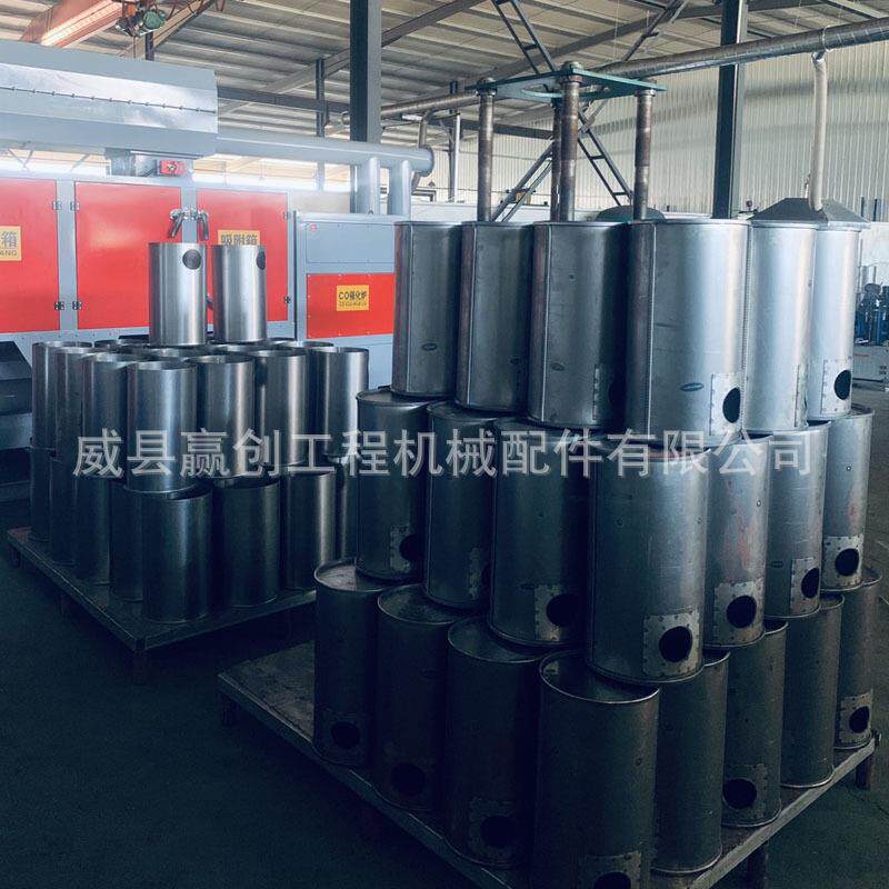 排气管消声器蒸汽消声器小孔消声器装载机消声器