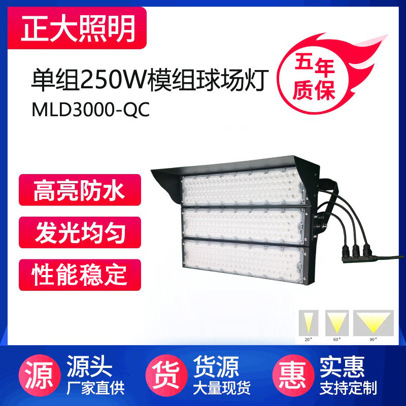 led投光灯500w1000W模组户外防水高杆灯广场体育场投射球场灯