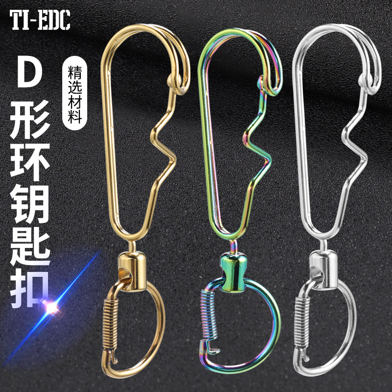 不锈钢创意多功能D型环扣