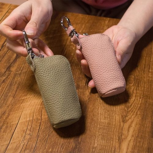 新款真皮质感多功能钥匙包