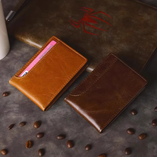 手工真皮质感驾驶证行驶证二合一证件夹超薄多功能精致卡包证件包