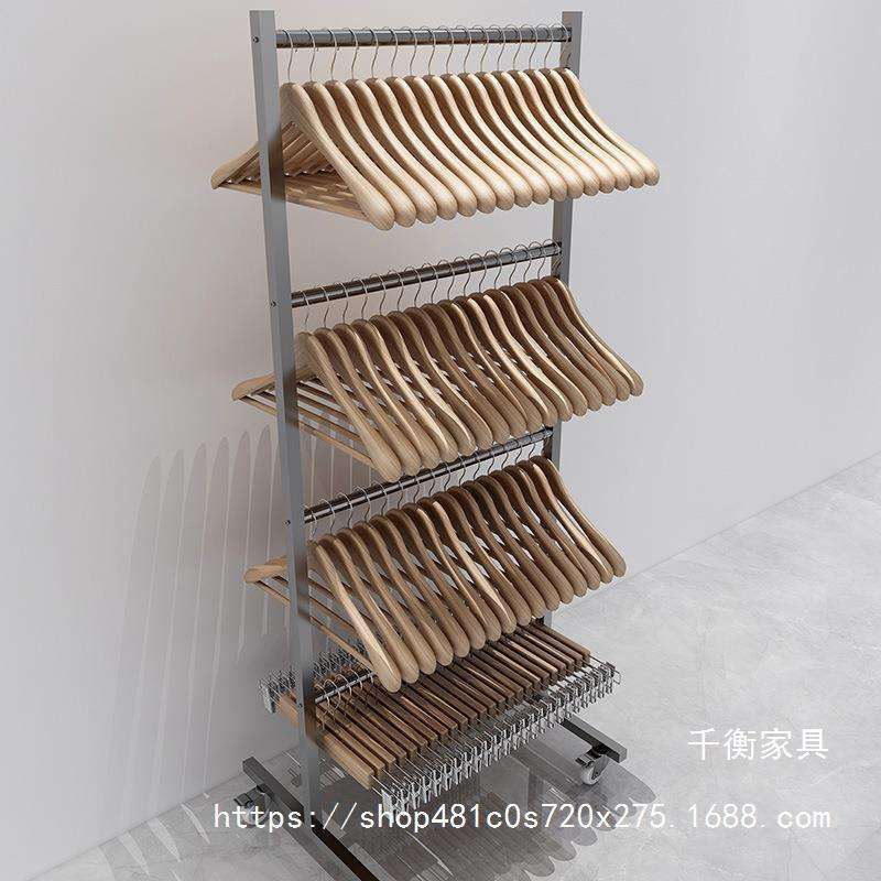 不锈钢服装店衣架收纳货架仓库直割草机/草坪机
