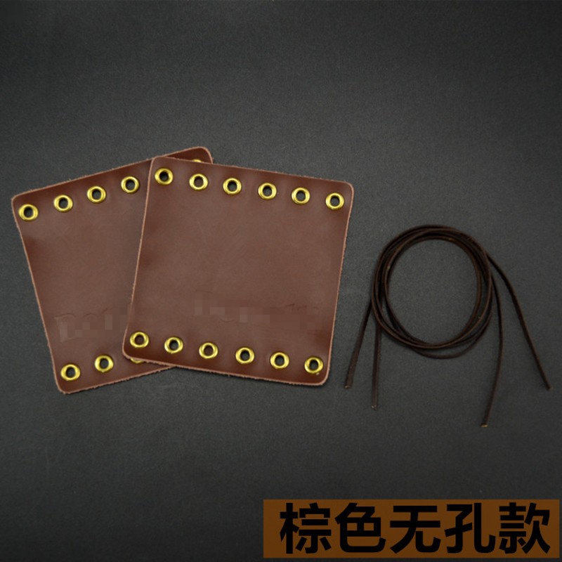 摩托车助力车改装真皮把套适用于幼狮500/250/502c装饰皮质手把套