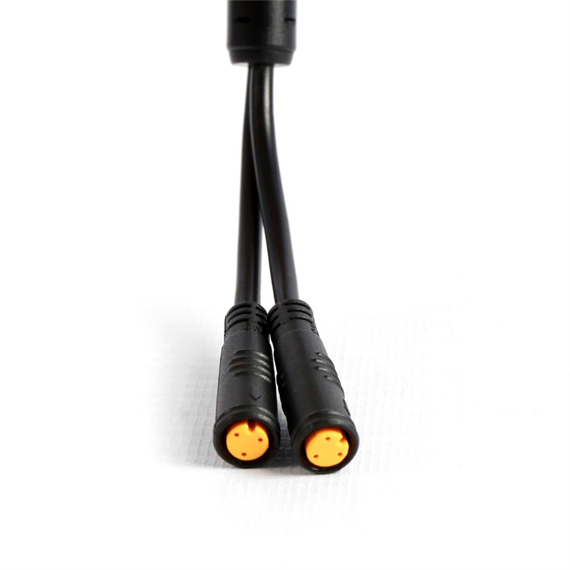 八方BBS01/BBS02/BBSHD中置电机通用一拖二线刹车分离线