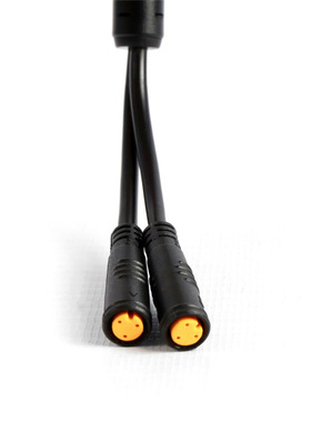 八方BBS01/BBS02/BBSHD中置电机通用一拖二线刹车分离线