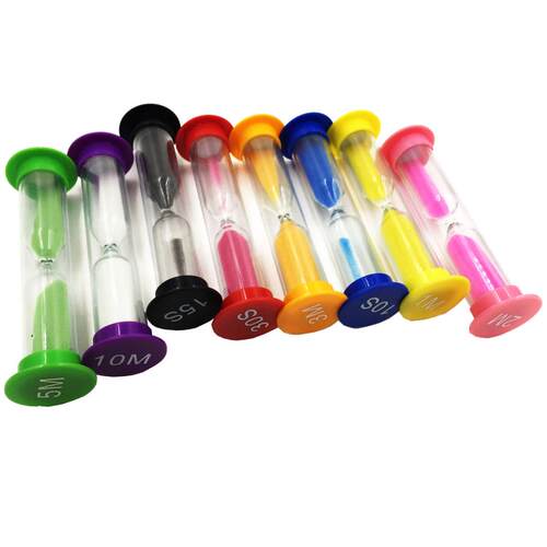 极速8 Set Sand Timer Clock 10 15 30 Seconds 1 2 3 5 10 M