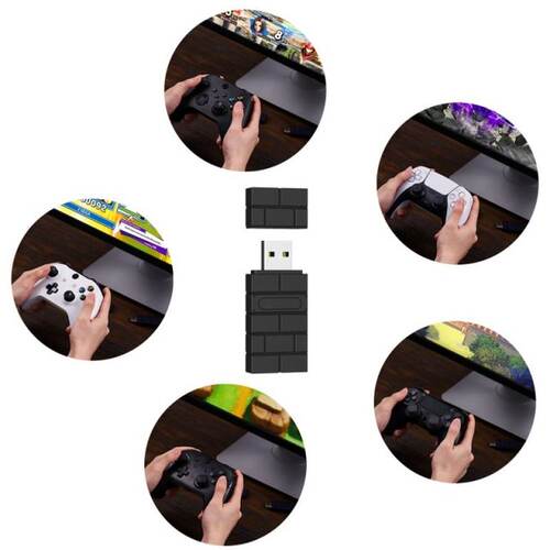 好货USB Wireless Receiver Controller Gamepad Conversion Adap
