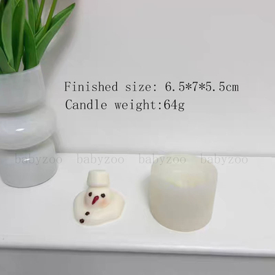 极速New Silicone Mold Candle Making Cute Abstract Melting Sn