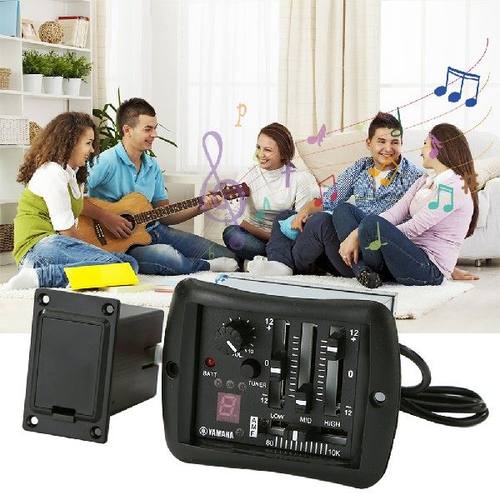 4-Bands Acoustic Folk Guitar Parts Preamp EQ Equalizer