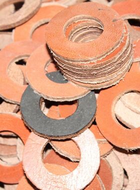 捣固机密封垫圈 D9D6D4牛皮垫圈 真牛皮35*19 32*16 25*14垫圈