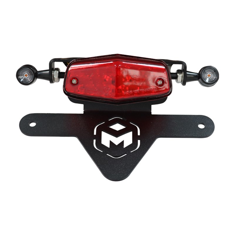 适用于高金GK1200摩托复古改装短尾牌照架后车牌托架带尾灯转向灯