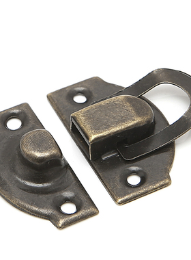 10Pcs Box Latch Clasps Antique Iron Jewelry Box Padlock Hasp