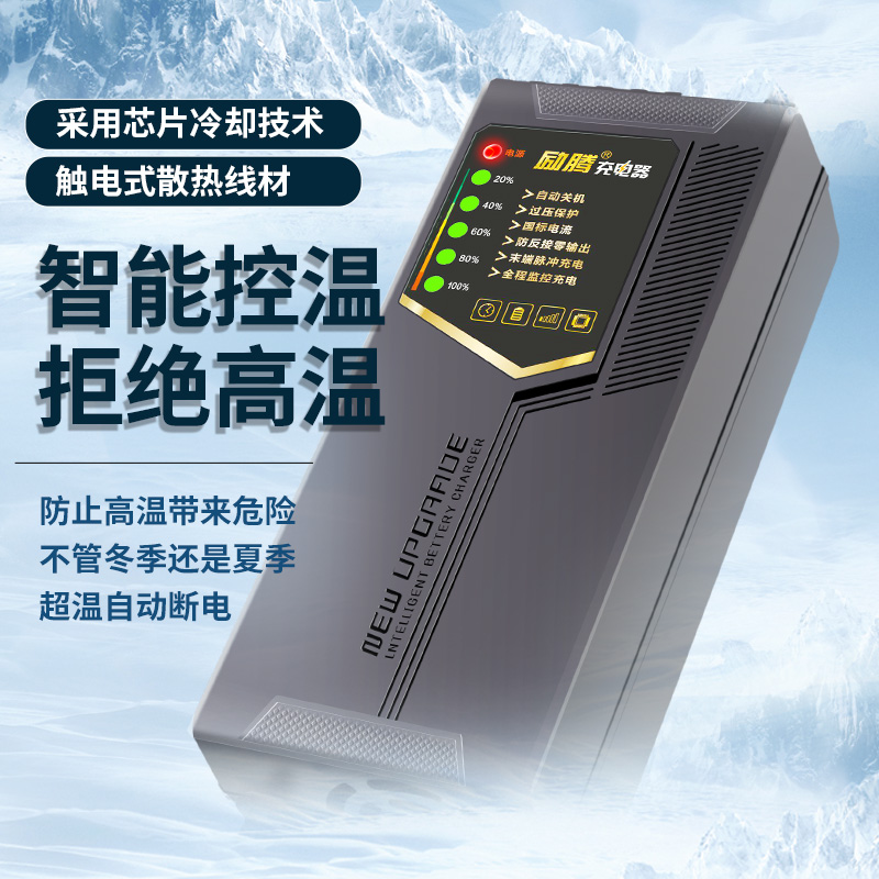 自动断电智能电动车充电器48v12Ah60V20Ah72伏雅迪爱玛三轮车通用