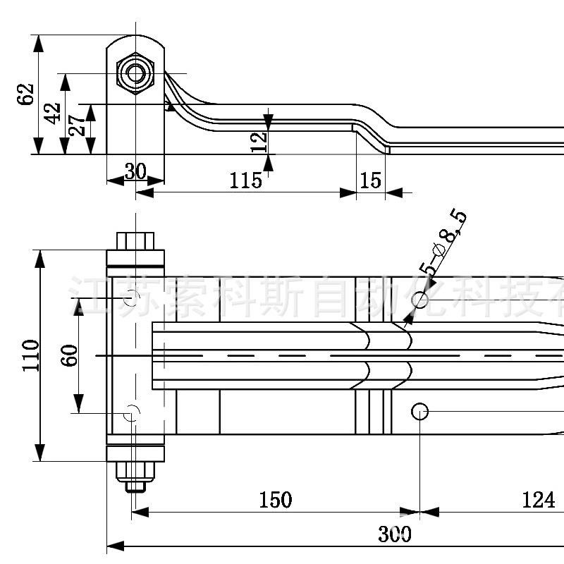 SCL217特种车辆门304不锈钢铰链冷藏车厢集装箱制冷船舶承重合页