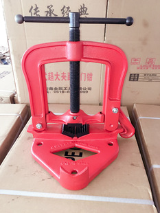 龙门架中西式 165mm管子台虎钳 管子台虎钳夹持6寸直径