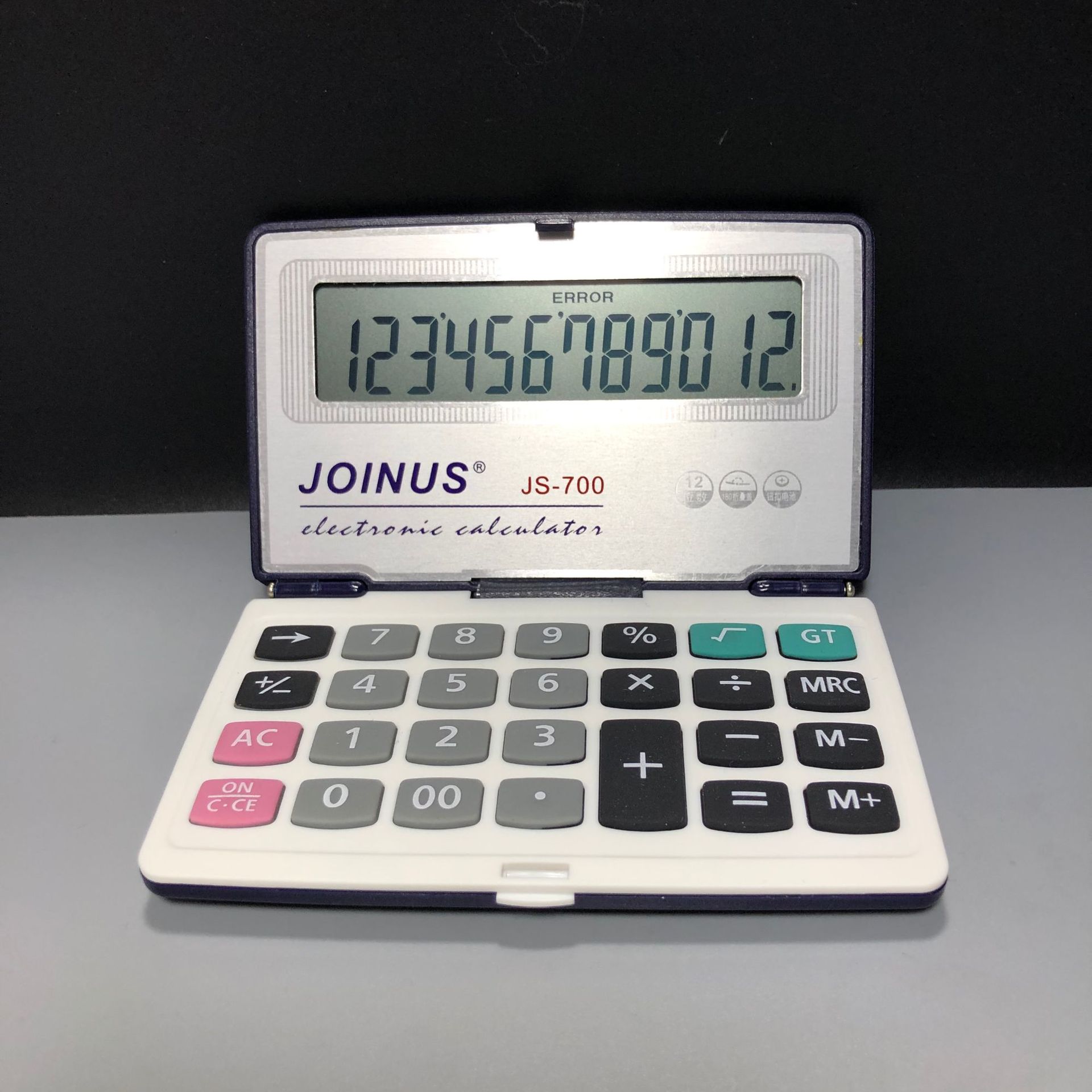 JOINUS众成牌折叠便携口袋计算器小巧可爱台式轻便计算机财务