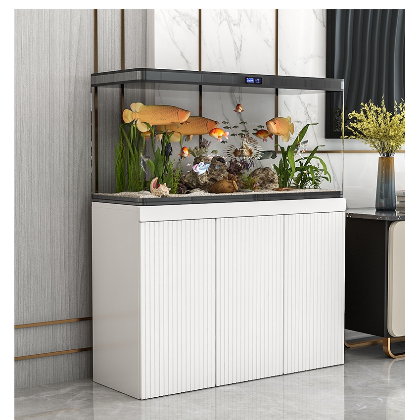 鱼缸柜实木底柜客厅鱼缸地柜鱼缸架子底座新款鱼缸柜子玄关鱼缸柜