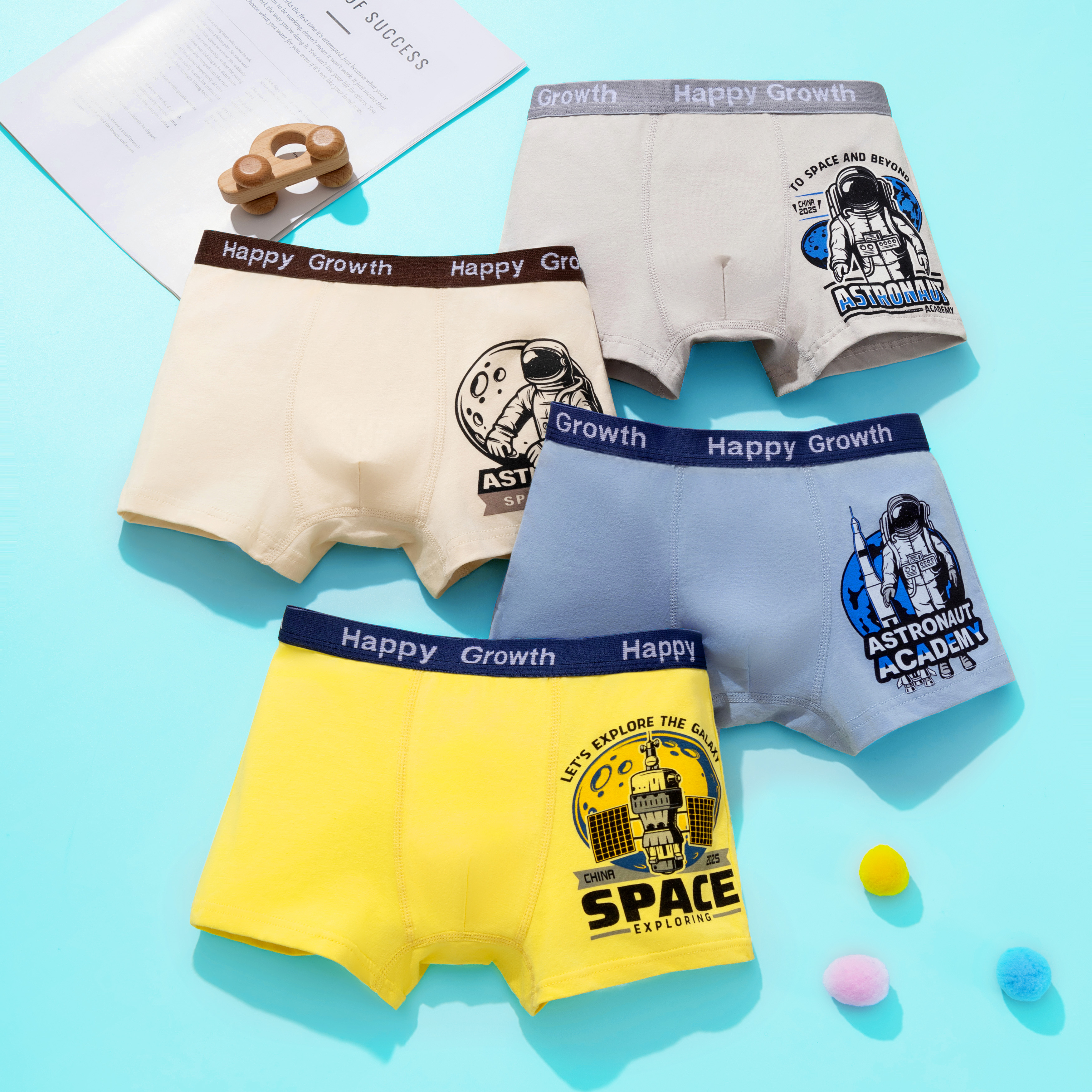 男童纯棉内裤儿童平角裤男孩短裤