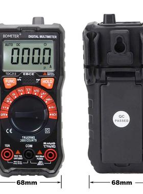 高精度数显压用电流表电工多家防烧摔电600VTDC213功能手持 数字