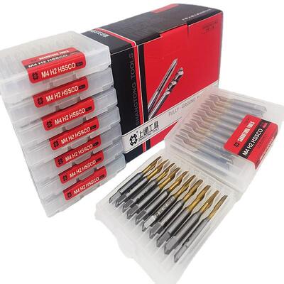 含钴丝锥镀钛丝攻螺旋螺尖m35高钴不锈钢用M3-M12厂家