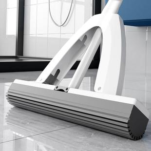 海绵拖拖把2025新款 胶棉免手洗大号对折化妆室一拖家用净强力吸水