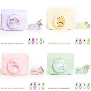 适用于Popoto国产即时保护壳粉色旋律相机袋保护套Pu摄影袋化妆品