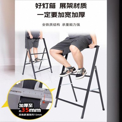 立式抽画灯箱广告牌摆摊超薄可移动发光海报架led落W地展示牌招牌