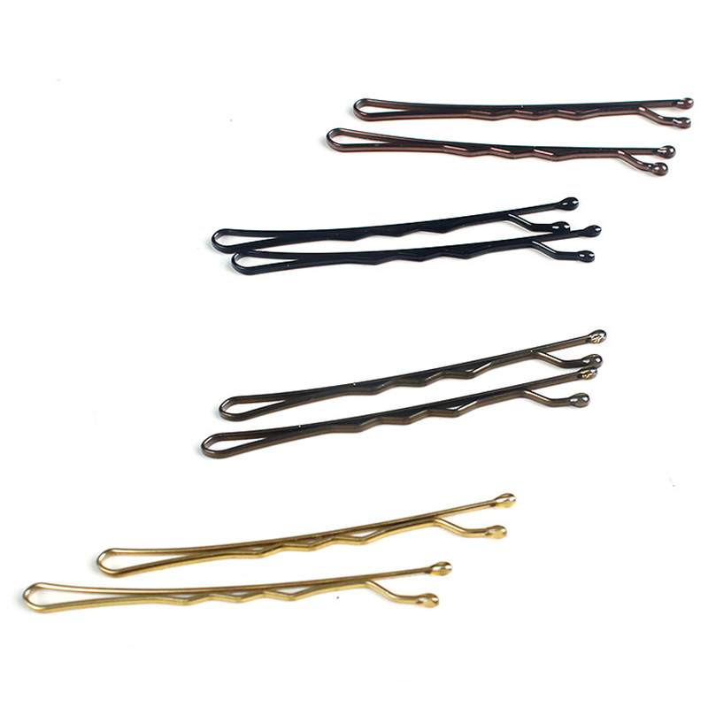 24 Pcs Metal Wavy Bobby Pins Hair Clips Grips Women Girl Hai