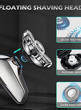 Head Shaver  6D Floating Electric Head Shavers for Bald Men