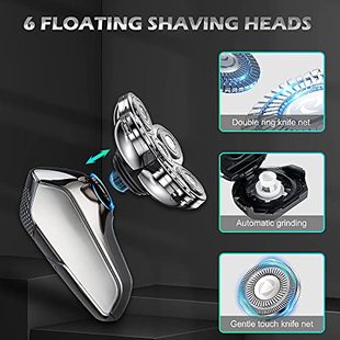Head Shaver  6D Floating Electric Head Shavers for Bald Men