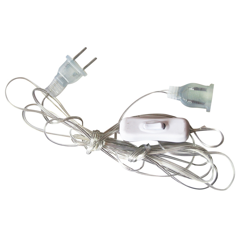 3 / 5m Extender Wire 110-220V US / EU Plug Extender Cable fo