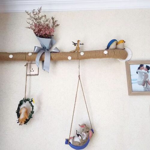 空调线消防管道美化装饰阳台下水管道遮丑包裹楼梯扶手装饰麻绳子