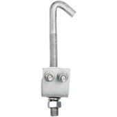 极速27.5KV铁轨接地钩 钢轨轨道回流线卡子接地 铁路接触网接地卡