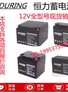 ENDURING恒力蓄电池 CB-12V7A12A17A24A38A40A65A100AH 直流屏UPS