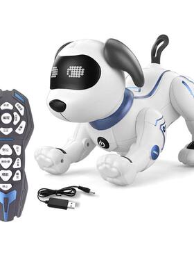 k16仿生智能机器狗编程特技仿真会叫会走儿童遥控电动玩具狗