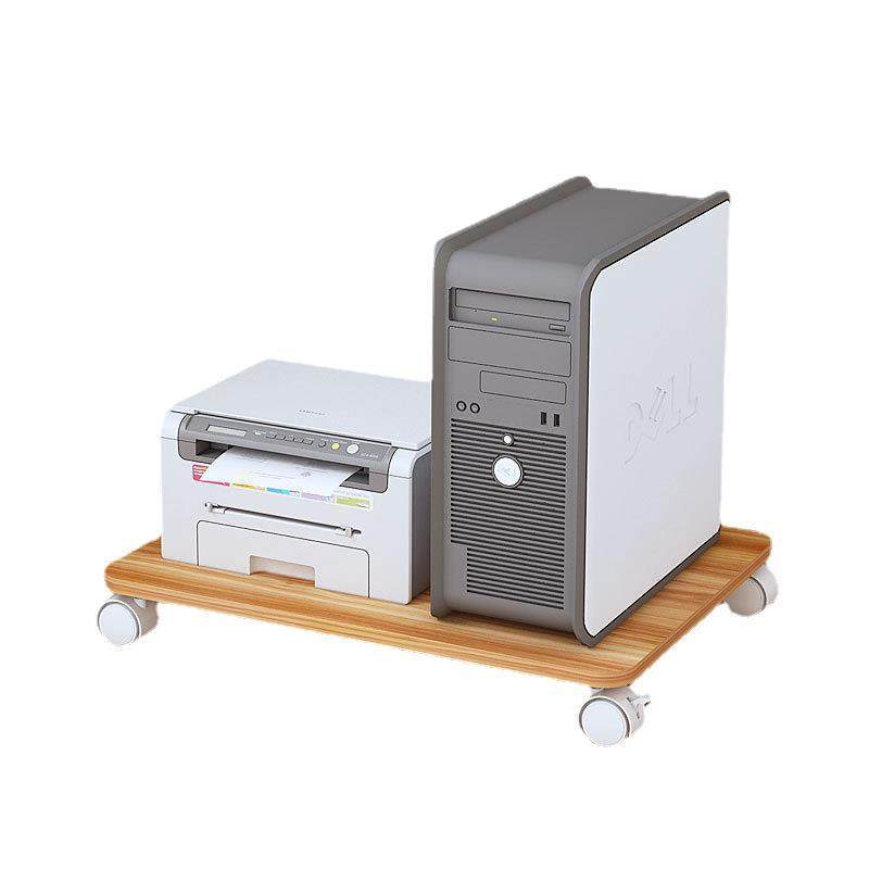 办公室桌下打印机架子净化器支架落地可移动主机箱托架收纳置物架