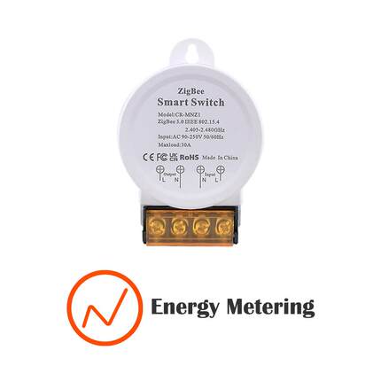 ZigBee带计量智能通断器30A开关大功率90-250V