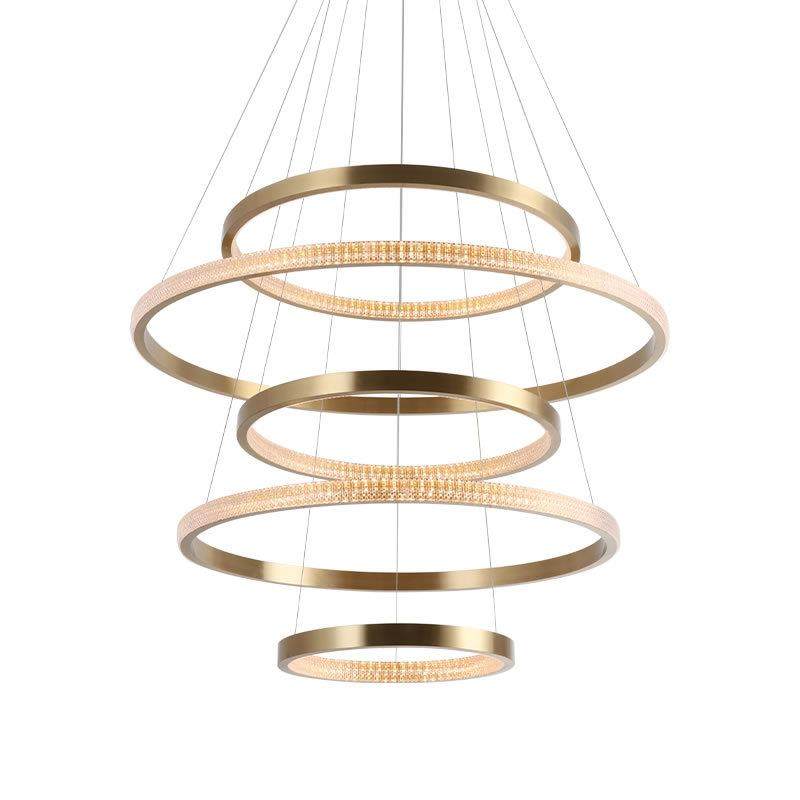 吊灯客厅新款后现代led餐厅吊灯复式楼别墅酒店工程灯环形网红灯,家装灯饰光源,智能吊灯,淘宝优惠券,粉丝福利购,淘宝优惠卷